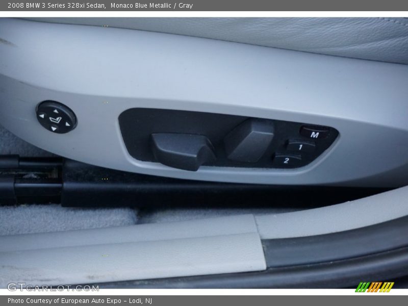 Monaco Blue Metallic / Gray 2008 BMW 3 Series 328xi Sedan