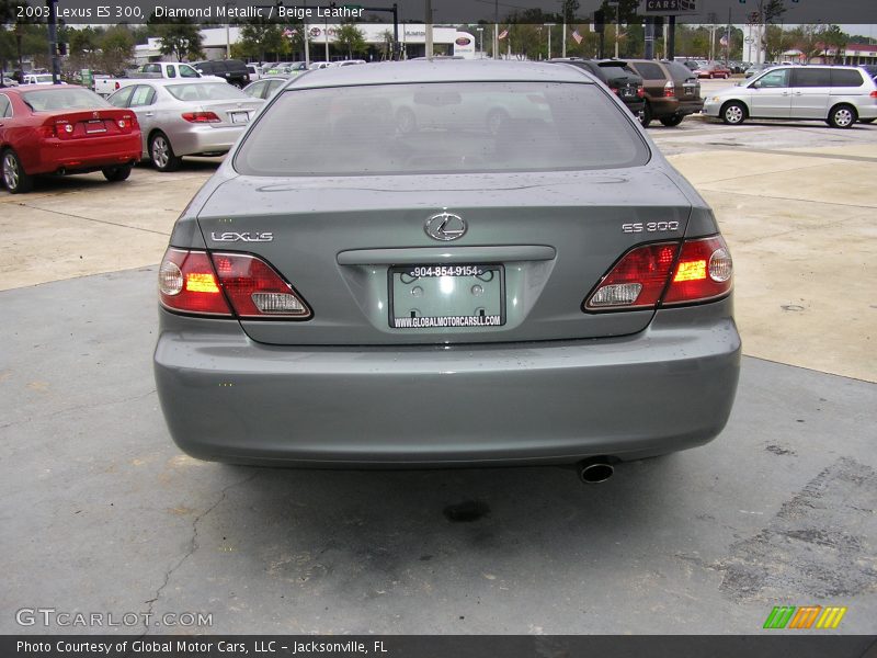 Diamond Metallic / Beige Leather 2003 Lexus ES 300