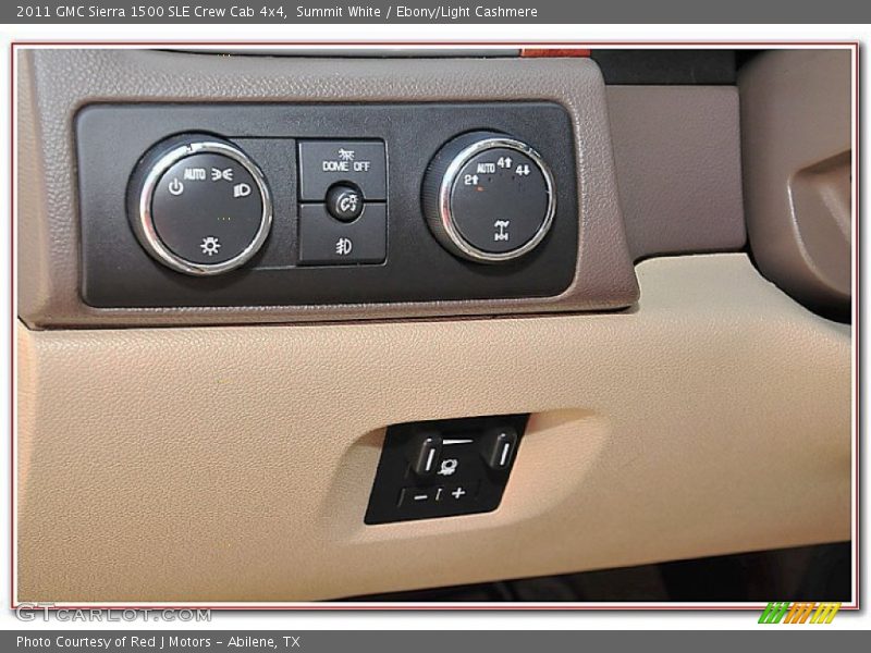 Summit White / Ebony/Light Cashmere 2011 GMC Sierra 1500 SLE Crew Cab 4x4