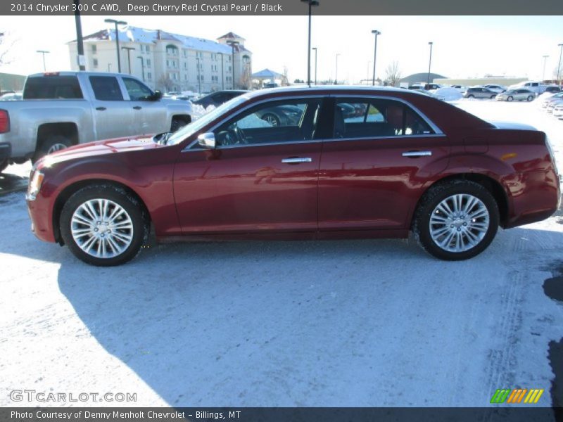 Deep Cherry Red Crystal Pearl / Black 2014 Chrysler 300 C AWD