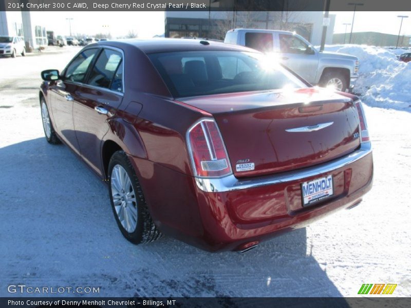 Deep Cherry Red Crystal Pearl / Black 2014 Chrysler 300 C AWD