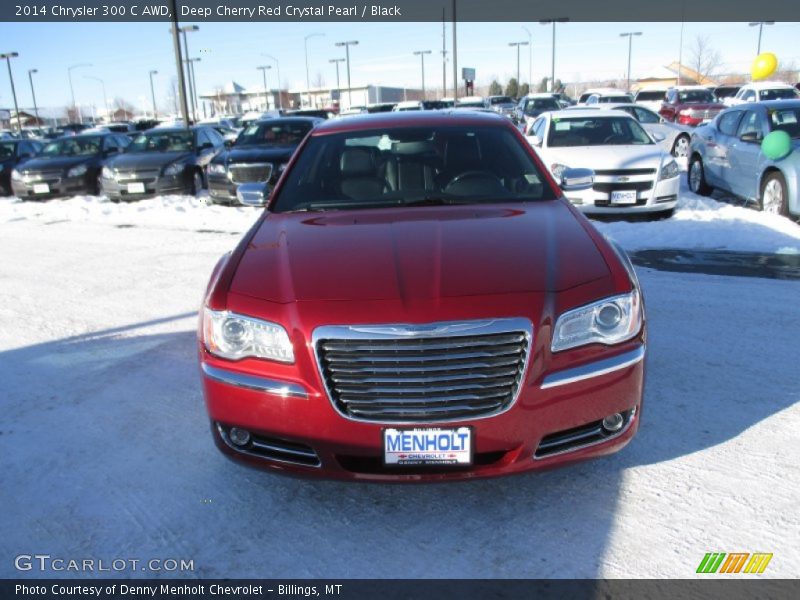 Deep Cherry Red Crystal Pearl / Black 2014 Chrysler 300 C AWD