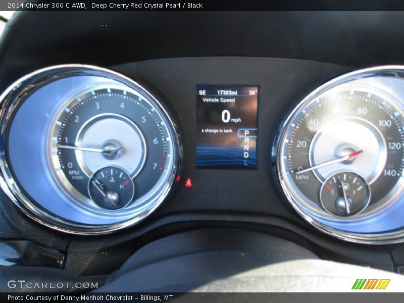 Deep Cherry Red Crystal Pearl / Black 2014 Chrysler 300 C AWD
