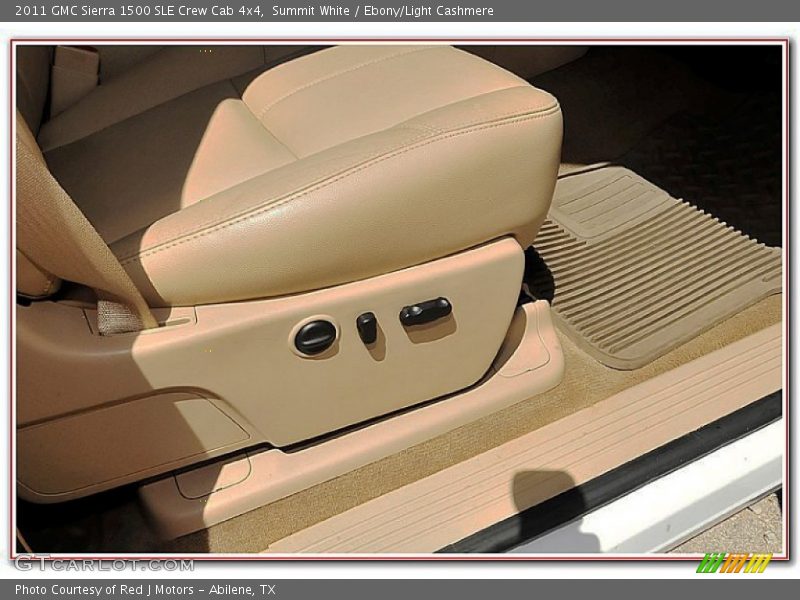 Summit White / Ebony/Light Cashmere 2011 GMC Sierra 1500 SLE Crew Cab 4x4