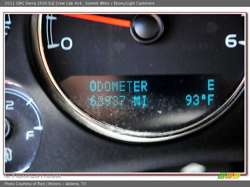 Summit White / Ebony/Light Cashmere 2011 GMC Sierra 1500 SLE Crew Cab 4x4