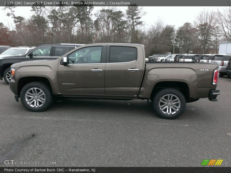 2015 Canyon SLT Crew Cab 4x4 Bronze Alloy Metallic