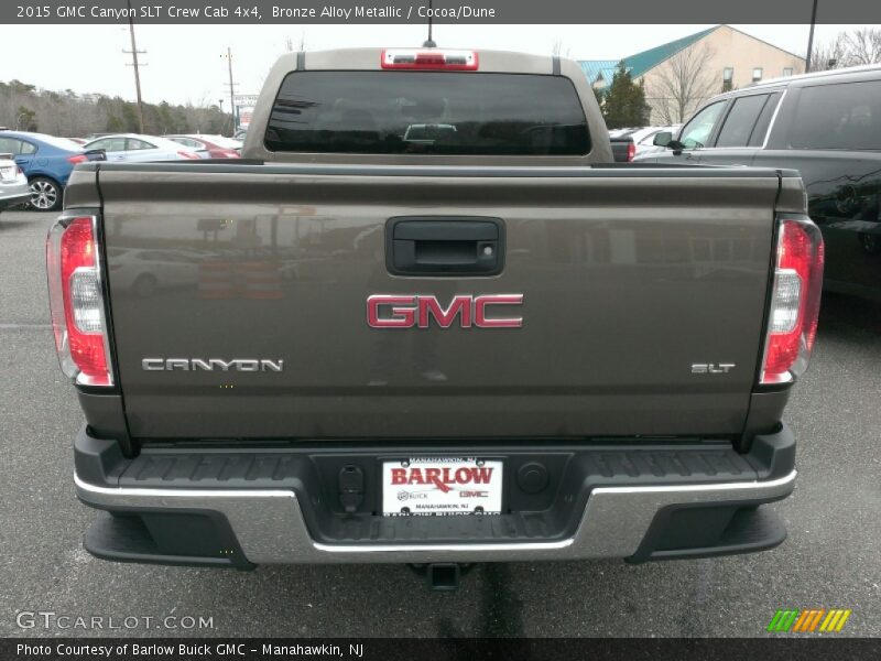 Bronze Alloy Metallic / Cocoa/Dune 2015 GMC Canyon SLT Crew Cab 4x4