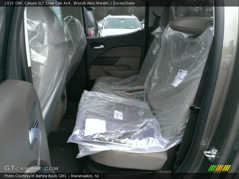Rear Seat of 2015 Canyon SLT Crew Cab 4x4