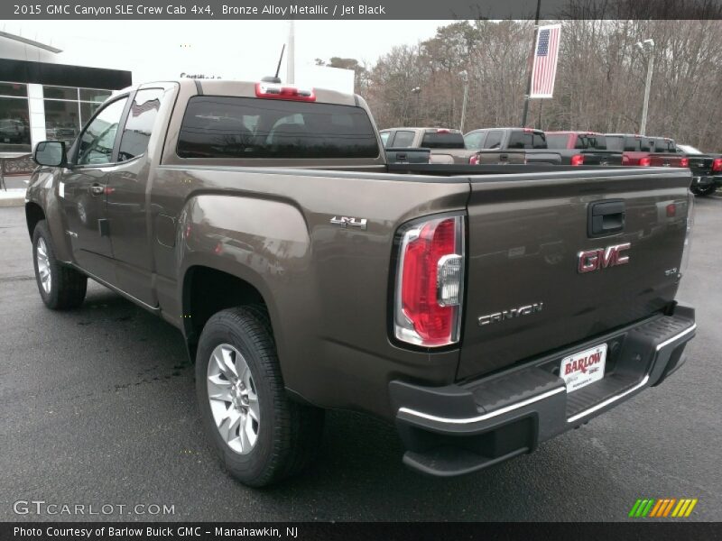 Bronze Alloy Metallic / Jet Black 2015 GMC Canyon SLE Crew Cab 4x4