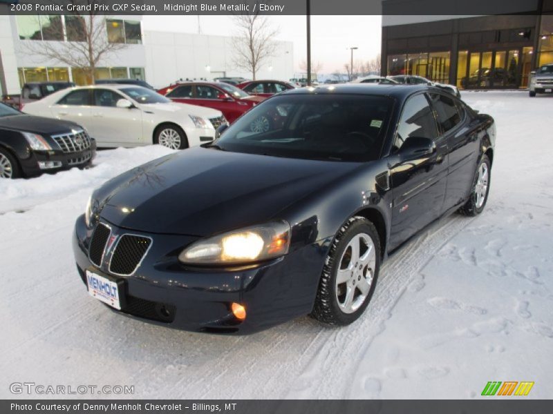 Midnight Blue Metallic / Ebony 2008 Pontiac Grand Prix GXP Sedan