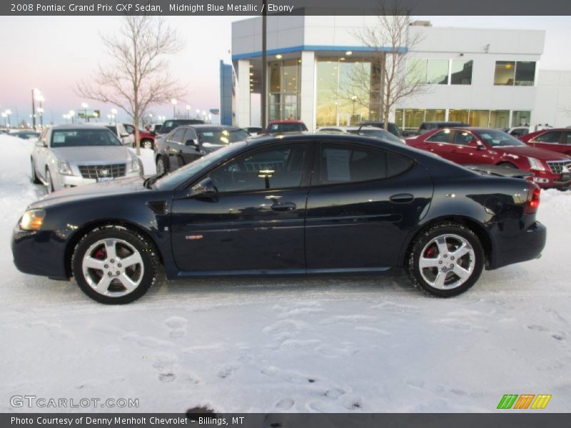 Midnight Blue Metallic / Ebony 2008 Pontiac Grand Prix GXP Sedan