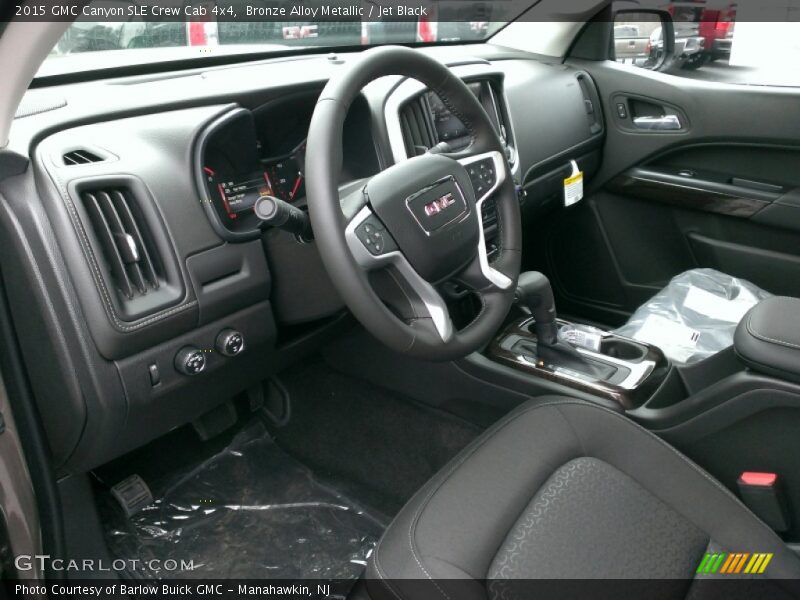  2015 Canyon SLE Crew Cab 4x4 Jet Black Interior