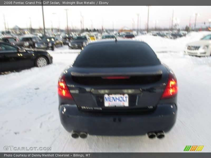 Midnight Blue Metallic / Ebony 2008 Pontiac Grand Prix GXP Sedan