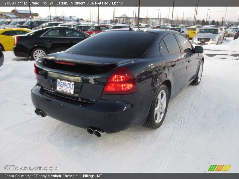 Midnight Blue Metallic / Ebony 2008 Pontiac Grand Prix GXP Sedan