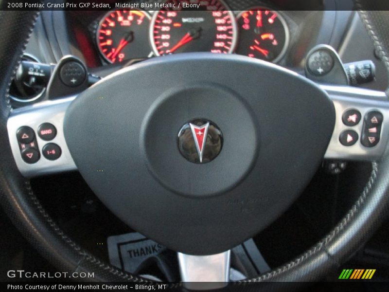 Midnight Blue Metallic / Ebony 2008 Pontiac Grand Prix GXP Sedan