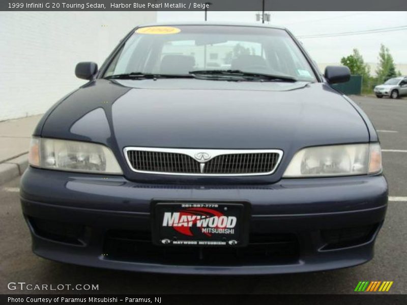 Harbor Blue Pearl Metallic / Beige 1999 Infiniti G 20 Touring Sedan