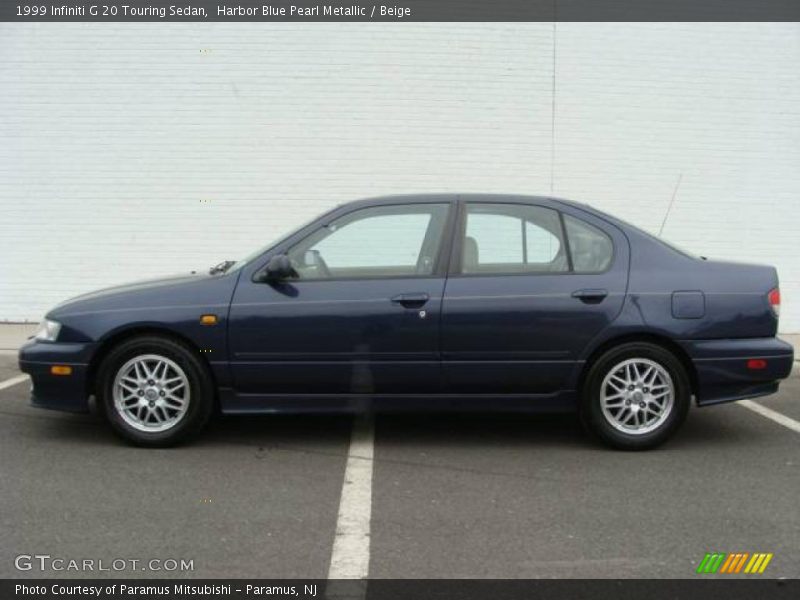 Harbor Blue Pearl Metallic / Beige 1999 Infiniti G 20 Touring Sedan