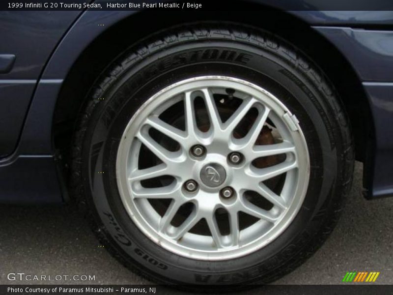 Harbor Blue Pearl Metallic / Beige 1999 Infiniti G 20 Touring Sedan