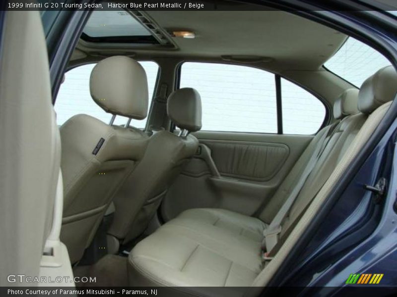 Harbor Blue Pearl Metallic / Beige 1999 Infiniti G 20 Touring Sedan