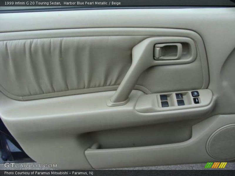 Harbor Blue Pearl Metallic / Beige 1999 Infiniti G 20 Touring Sedan