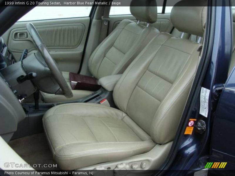 Harbor Blue Pearl Metallic / Beige 1999 Infiniti G 20 Touring Sedan