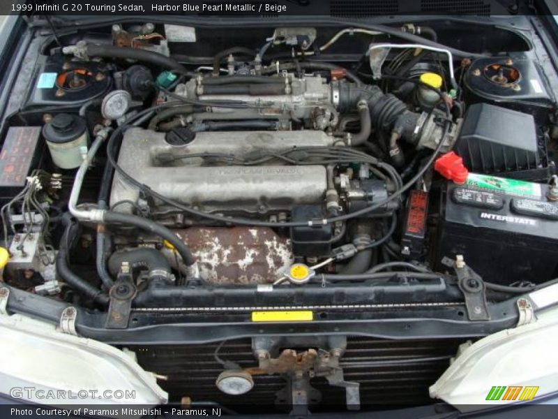 Harbor Blue Pearl Metallic / Beige 1999 Infiniti G 20 Touring Sedan