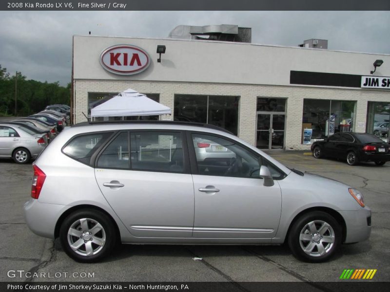 Fine Silver / Gray 2008 Kia Rondo LX V6