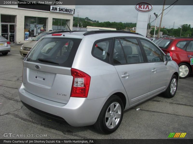 Fine Silver / Gray 2008 Kia Rondo LX V6