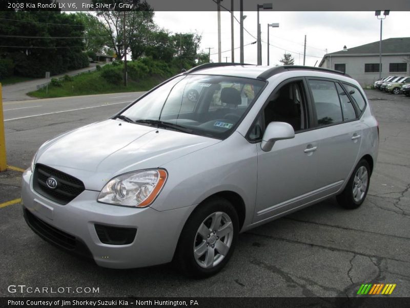Fine Silver / Gray 2008 Kia Rondo LX V6