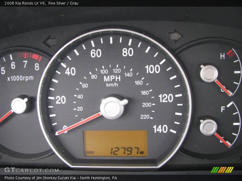 Fine Silver / Gray 2008 Kia Rondo LX V6