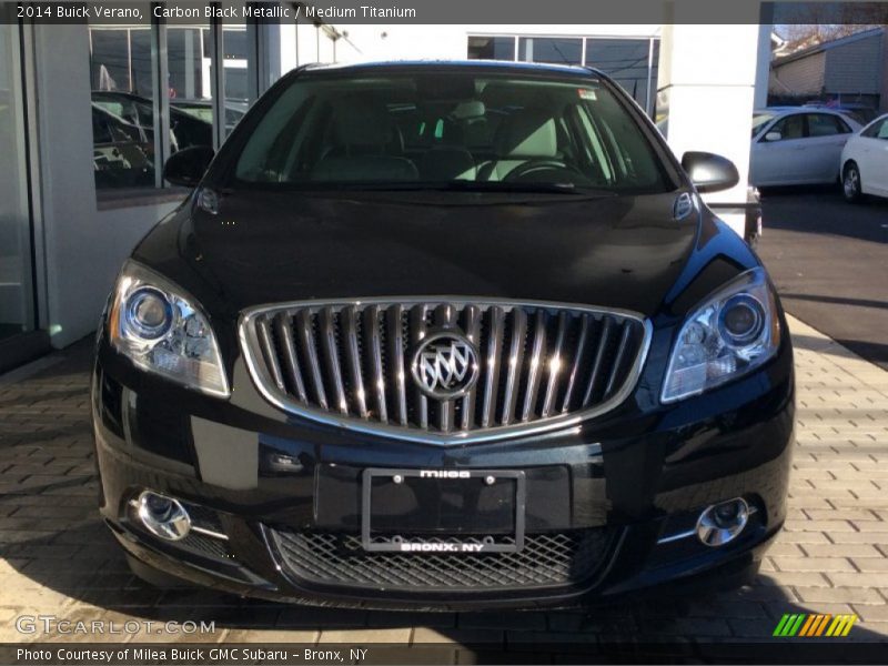 Carbon Black Metallic / Medium Titanium 2014 Buick Verano