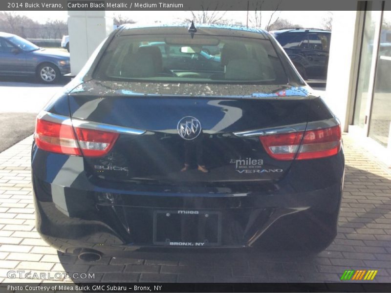 Carbon Black Metallic / Medium Titanium 2014 Buick Verano