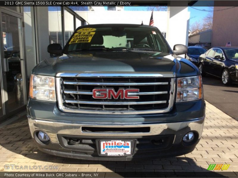 Stealth Gray Metallic / Ebony 2013 GMC Sierra 1500 SLE Crew Cab 4x4