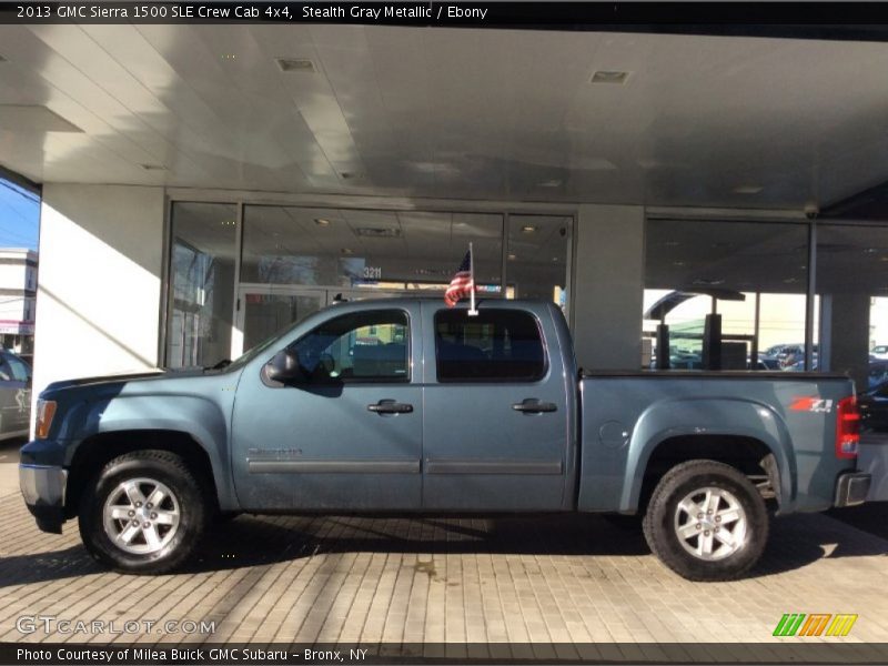 Stealth Gray Metallic / Ebony 2013 GMC Sierra 1500 SLE Crew Cab 4x4