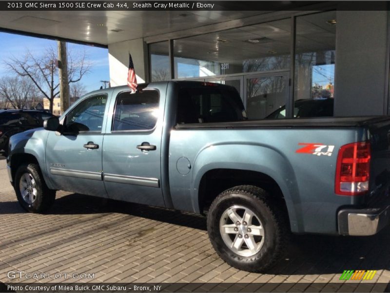 Stealth Gray Metallic / Ebony 2013 GMC Sierra 1500 SLE Crew Cab 4x4