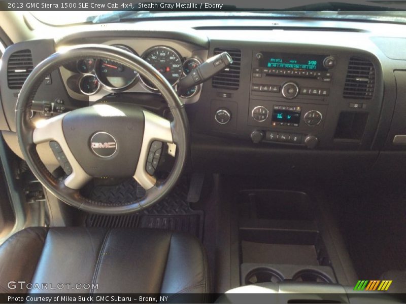 Stealth Gray Metallic / Ebony 2013 GMC Sierra 1500 SLE Crew Cab 4x4