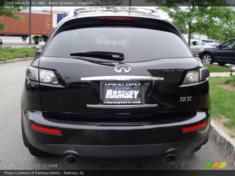 Black Obsidian / Graphite 2006 Infiniti FX 35 AWD