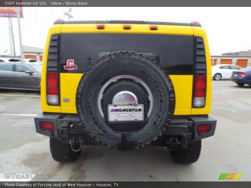 Yellow / Ebony Black 2007 Hummer H2 SUV