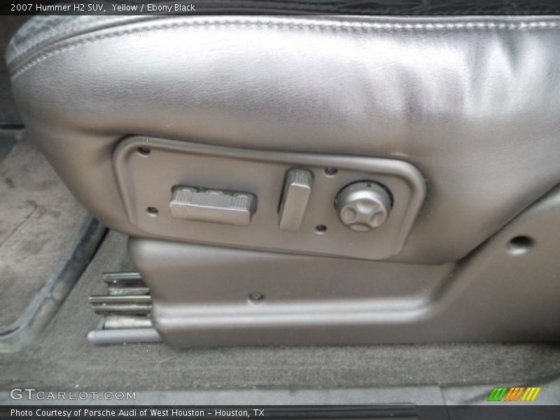 Yellow / Ebony Black 2007 Hummer H2 SUV