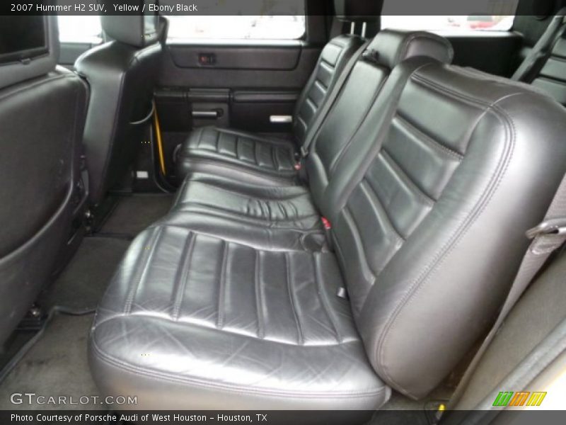 Rear Seat of 2007 H2 SUV
