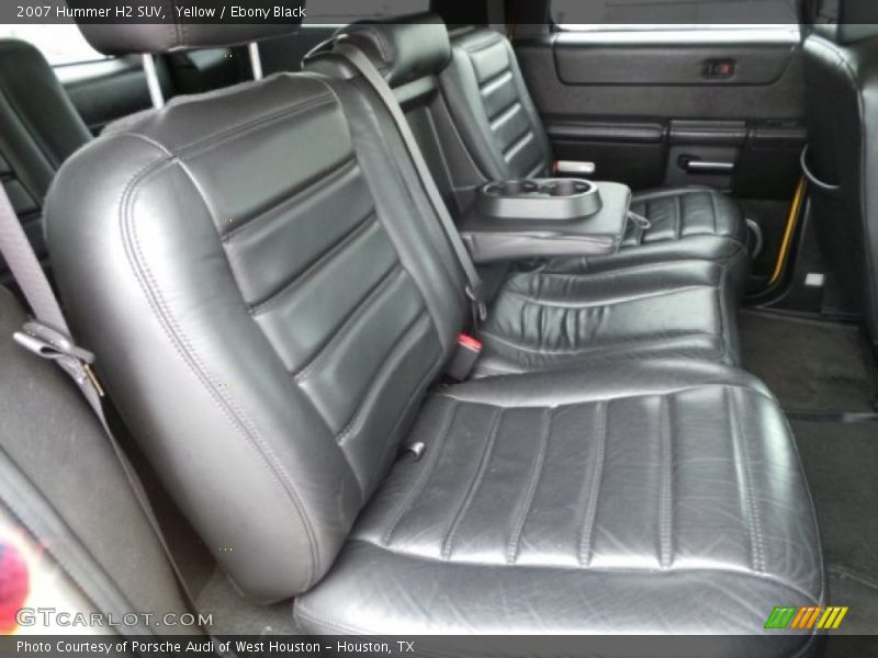 Rear Seat of 2007 H2 SUV