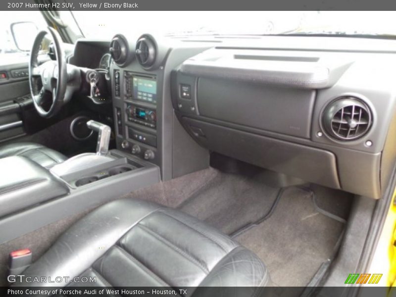 Yellow / Ebony Black 2007 Hummer H2 SUV
