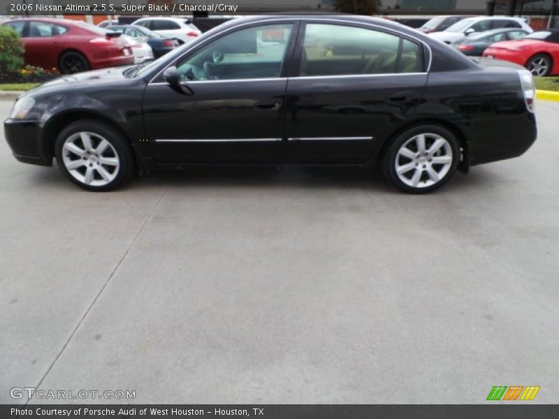 Super Black / Charcoal/Gray 2006 Nissan Altima 2.5 S