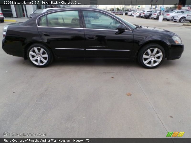 Super Black / Charcoal/Gray 2006 Nissan Altima 2.5 S
