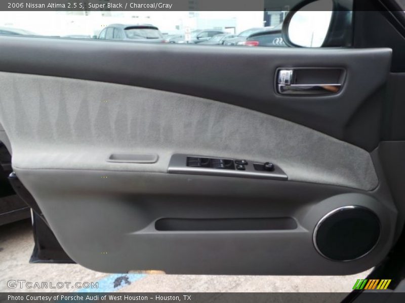 Super Black / Charcoal/Gray 2006 Nissan Altima 2.5 S