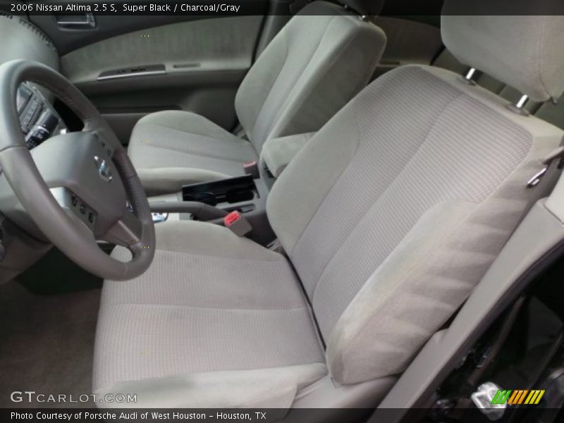 Super Black / Charcoal/Gray 2006 Nissan Altima 2.5 S