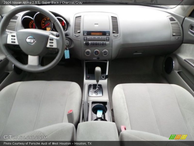 Super Black / Charcoal/Gray 2006 Nissan Altima 2.5 S
