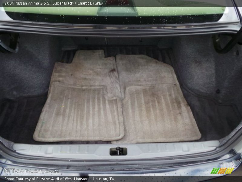 Super Black / Charcoal/Gray 2006 Nissan Altima 2.5 S