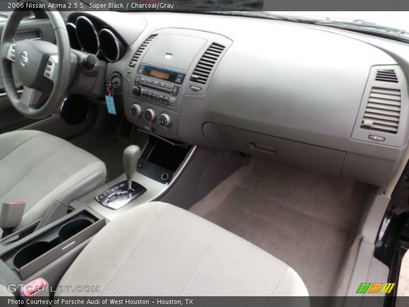 Super Black / Charcoal/Gray 2006 Nissan Altima 2.5 S