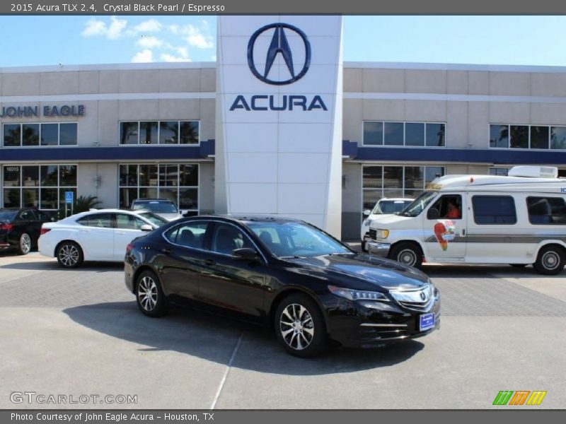 Crystal Black Pearl / Espresso 2015 Acura TLX 2.4